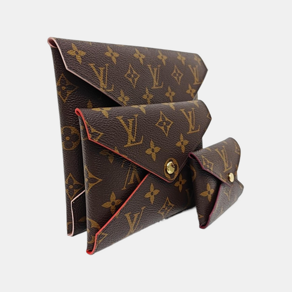 KIRIGAMI Monogram Coated Canvas Brown