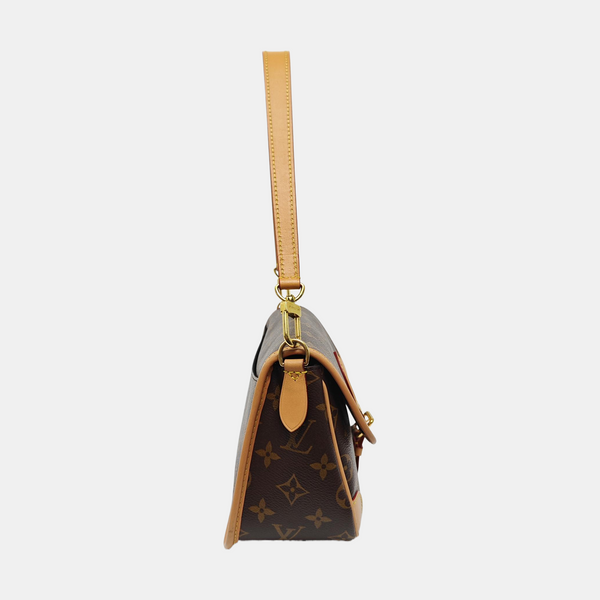 DIANE Monogram Coated Canvas Brown