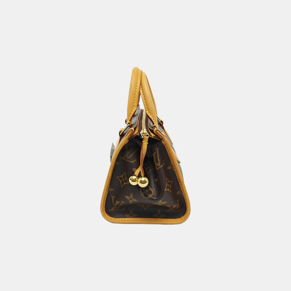 POPINCOURT Monogram Coated Canvas Brown