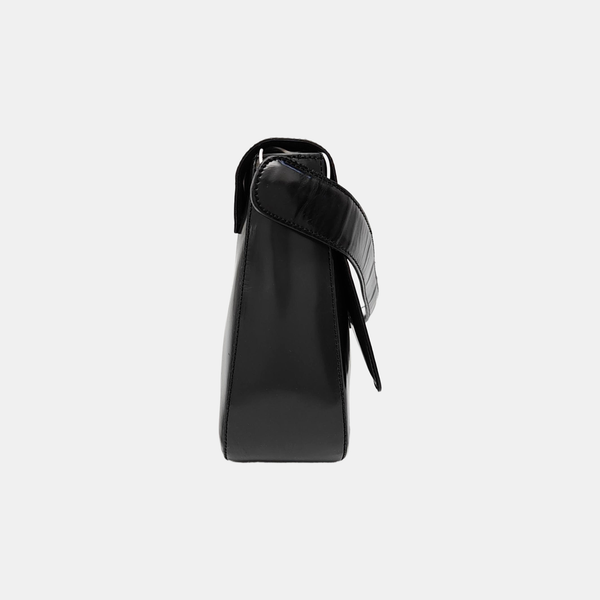 Calfskin Shoulder Bag Black