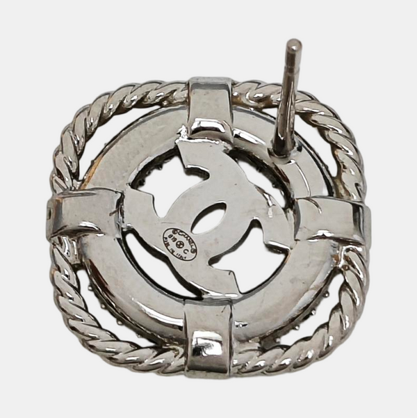 Metal Silver Stud Earrings