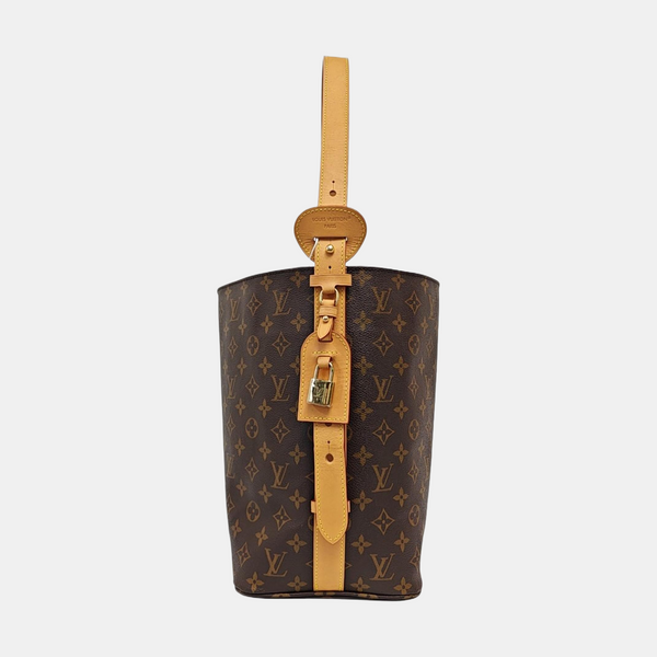 ALL IN GM Monogram Coated Canvas Brown