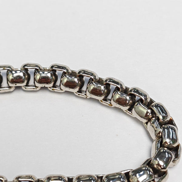 MONOGRAM CHAIN Coated Canvas Silver Bracelet