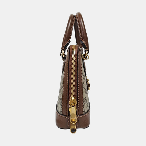 Horsebit 1955 Mini Coated Canvas Beige