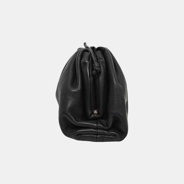 The Pouch Mini Piel de Becerro Negra