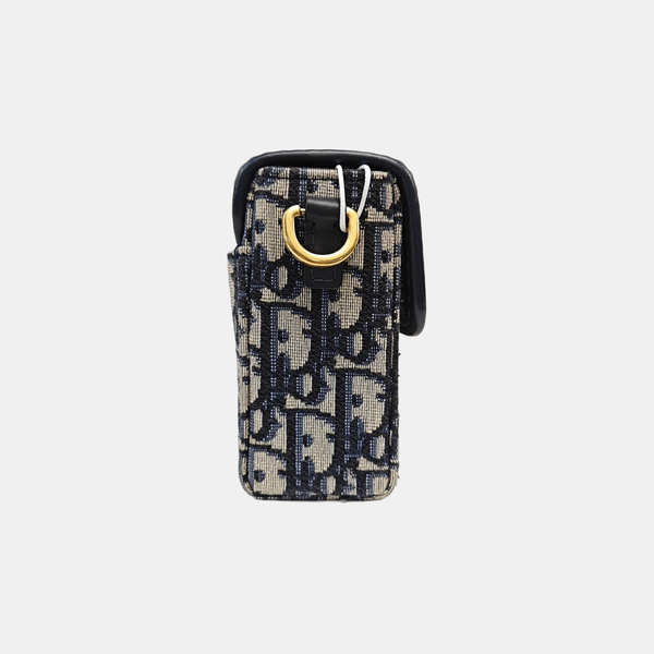 30 Montaigne Mini Oblique Canvas Blue