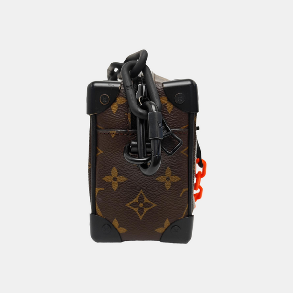 SOFT TRUNK Mini Monogram Coated Canvas Brown