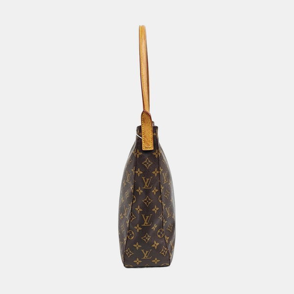 LOOPING GM Monogram Coated Canvas Brown