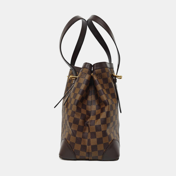 HAMPSTEAD MM Damier Ebene Coated Canvas Brown