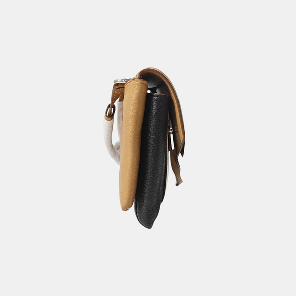 Calfskin Crossbody Bag Brown