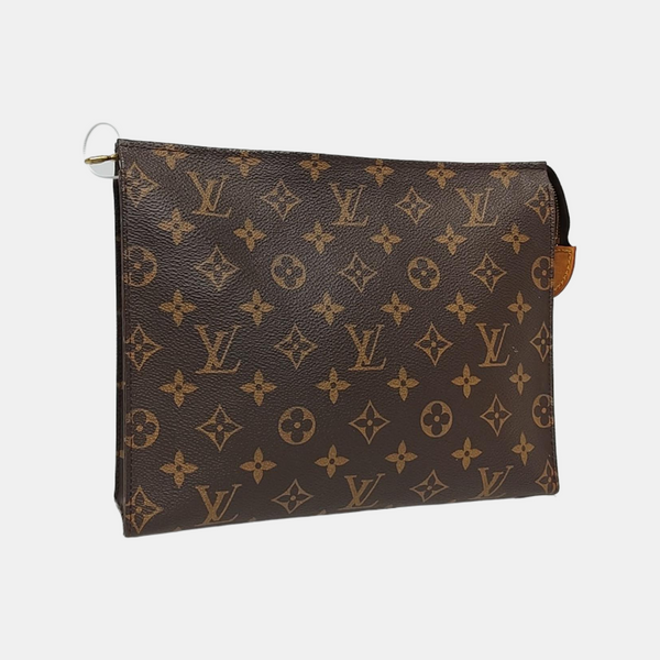 TOILET POCKET 26 Monogram Coated Canvas Brown