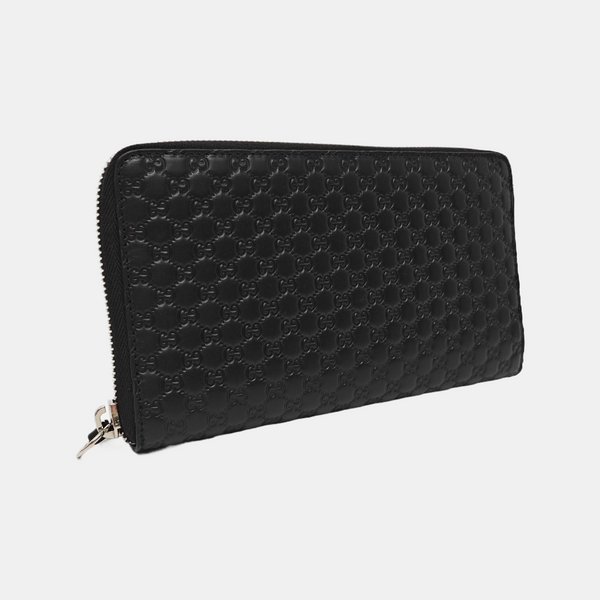 Signature Monogram Calfskin Black Wallet