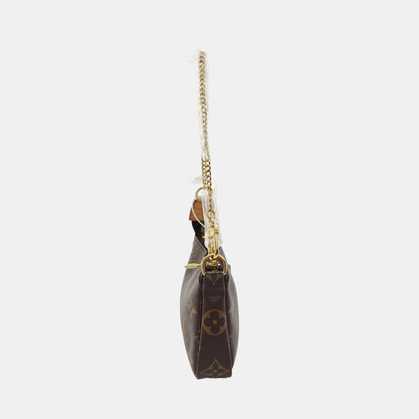 ACCESSOIRES Mini Monogram Coated Canvas Brown