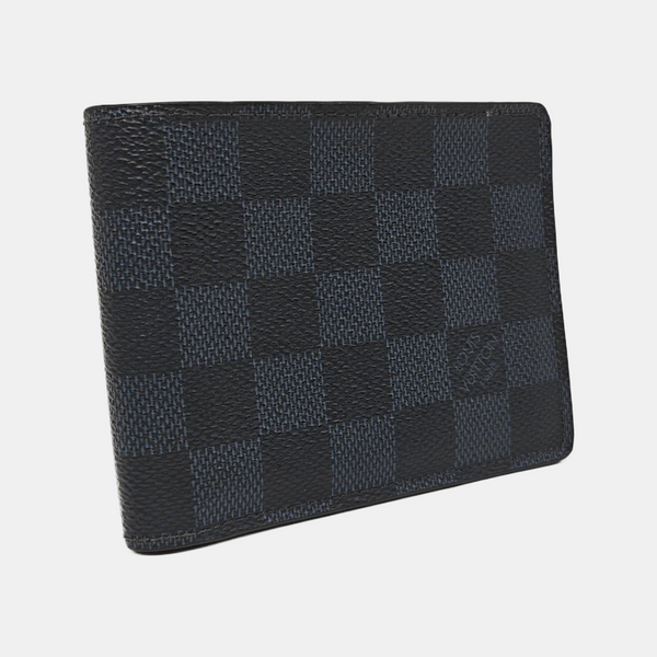 AMERIGO Damier Graphite Coated Canvas Gray Wallet