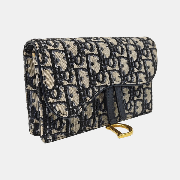 Saddle Mini Oblique Canvas Beige