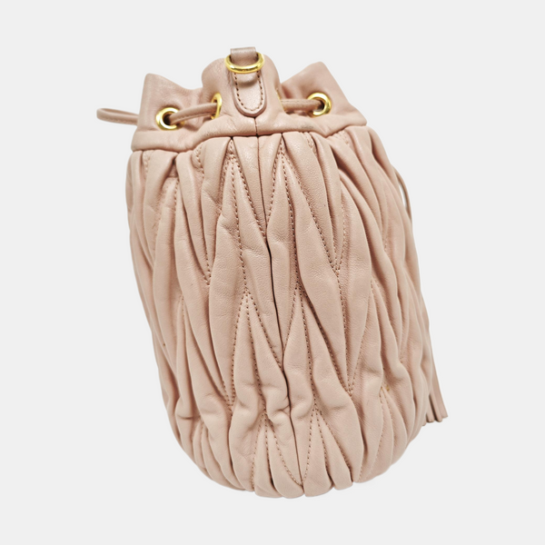 Matelassé Quilted Lambskin Pink