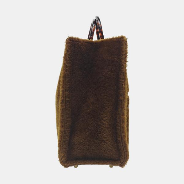 Suede Shoulder Bag Brown