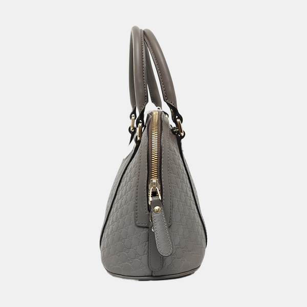 Microguccissima Monogram Calfskin Gray