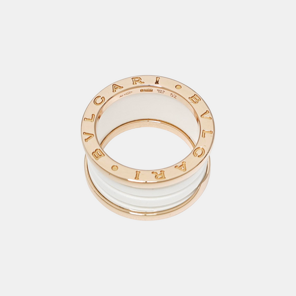 B.ZERO1 18k Rose Gold Ring EU 52