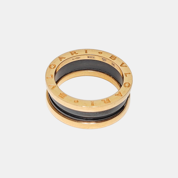 B.ZERO1 18k Rose Gold Ring EU 56