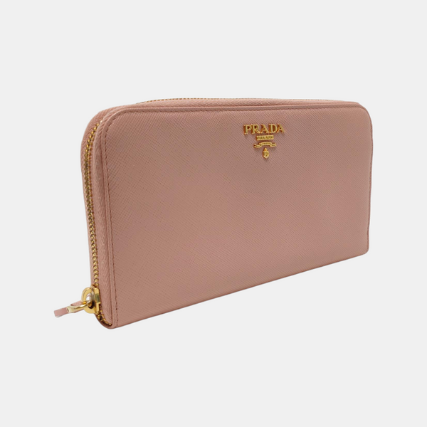 Saffiano Calfskin Wallet Pink