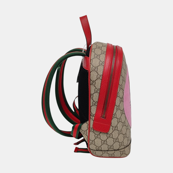 Monogram Coated Canvas Backpack Beige