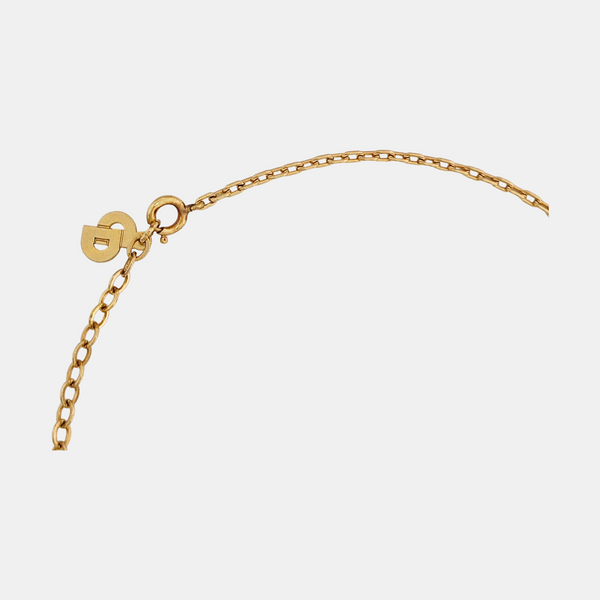 Petit CD Metal Gold Necklace