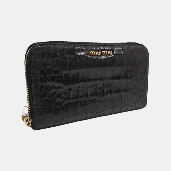 Calfskin Wallet Black