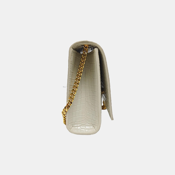 KATE Medium Calfskin White