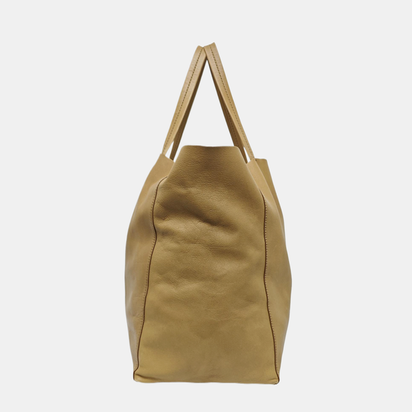 Calfskin Tote Bag Beige