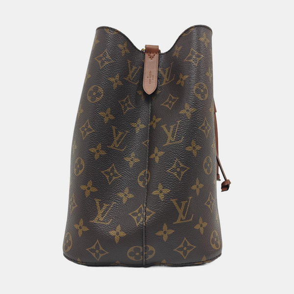 NÉONOÉ MM Monogram Coated Canvas Brown