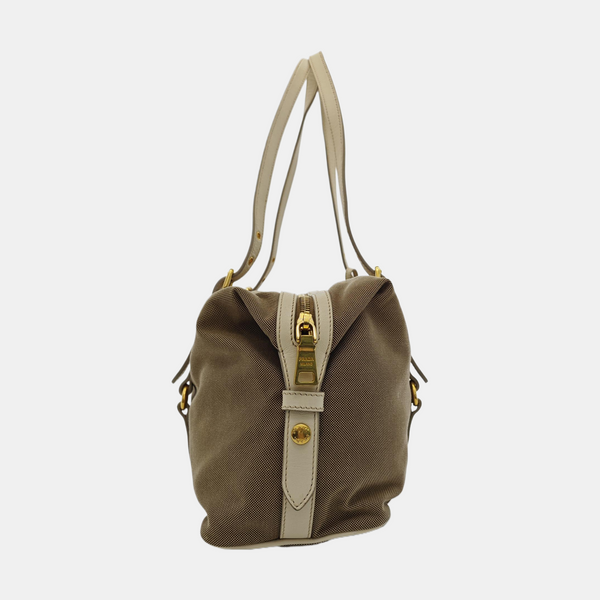 Canvas Shoulder Bag Brown