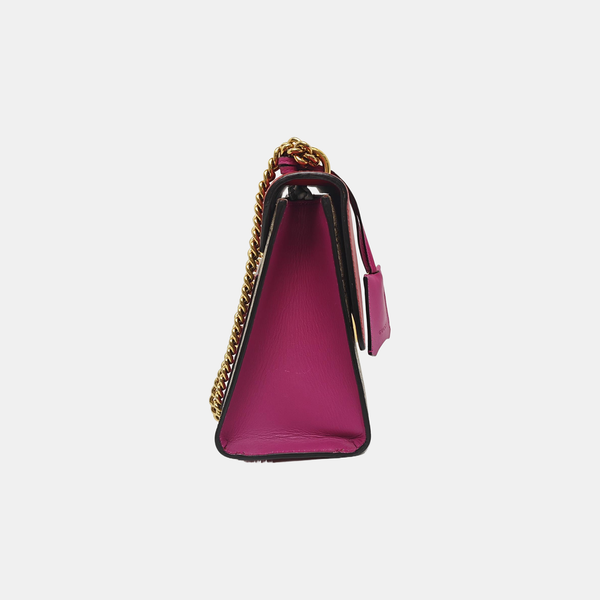 Authenticated pre-owned Padlock Medium Monogram Coated Canvas Black - Shoulder Bag at Looply
