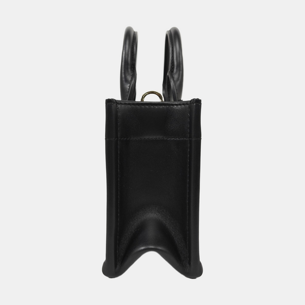 Lady D-Joy Mini Cannage Calfskin Black