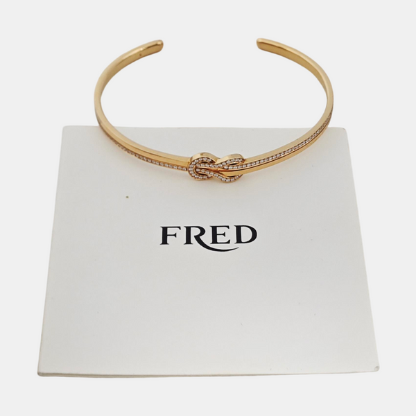 Chance Infinie 18k Rose Gold Bangle