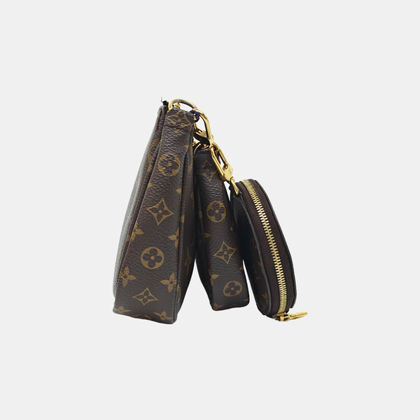 MULTI Monogram Coated Canvas Brown