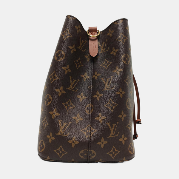 NÉONOÉ MM Monogram Coated Canvas Brown