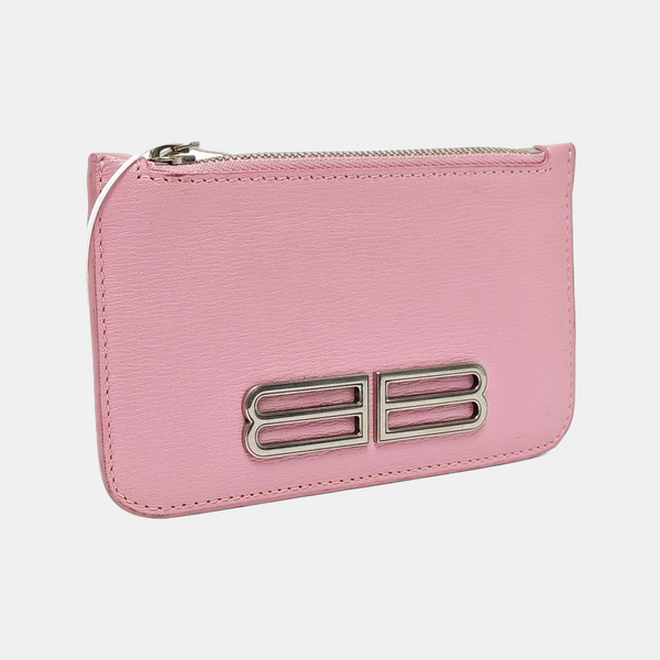 Gossip Calfskin Pink Card Holder