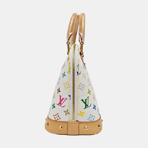 LV × TM ALMA PM Monogram Coated Canvas White