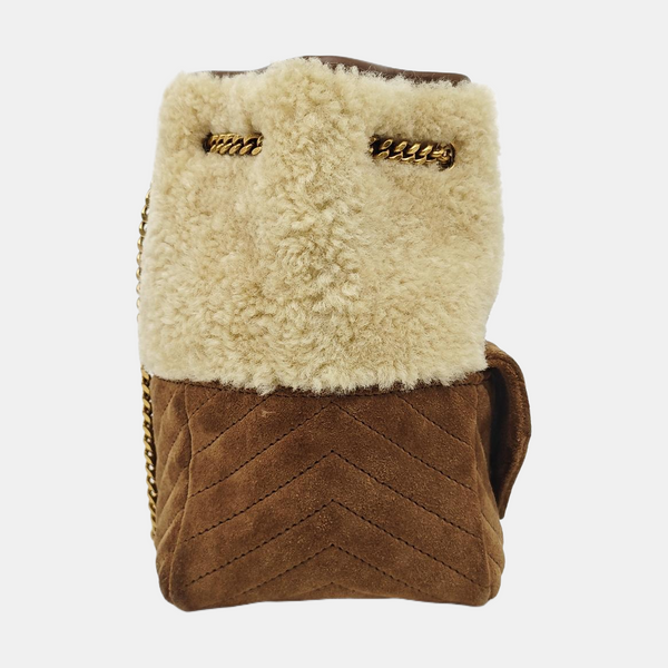 JOE Mini Chevron Suede Brown