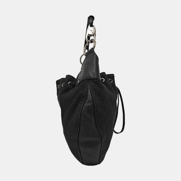 Monogram Canvas Tote Bag Black