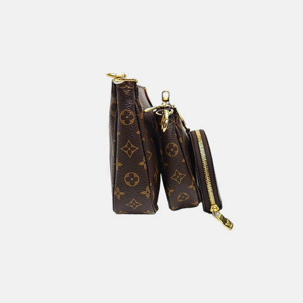 MULTI Monogram Coated Canvas Brown