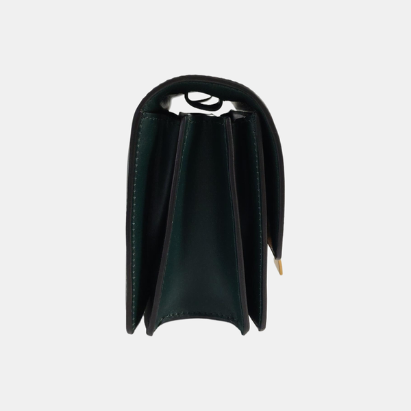Authenticated pre-owned CLASSIC BOX Mini Calfskin Green - Shoulder Bag at Looply