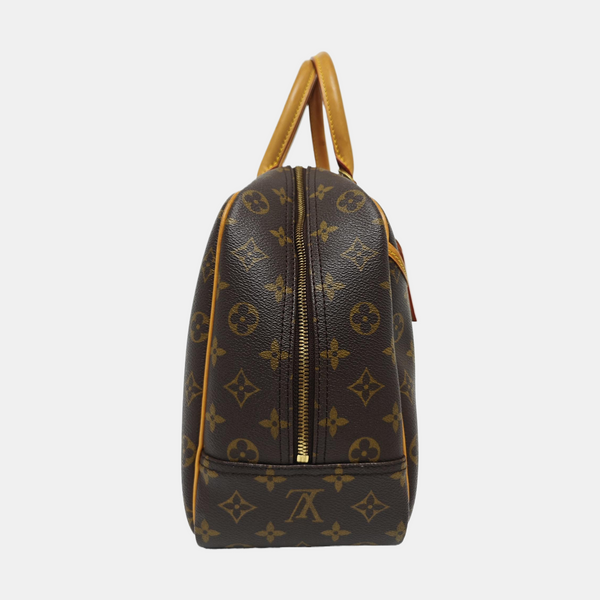 DEAUVILLE Monogram Coated Canvas Brown