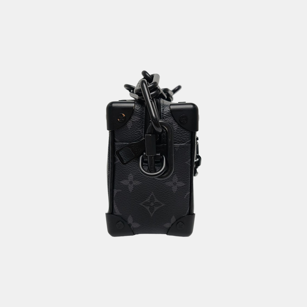 SOFT TRUNK Mini Monogram Coated Canvas Black