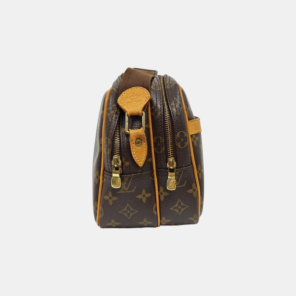 REPORTER Monogram Coated Canvas Brown