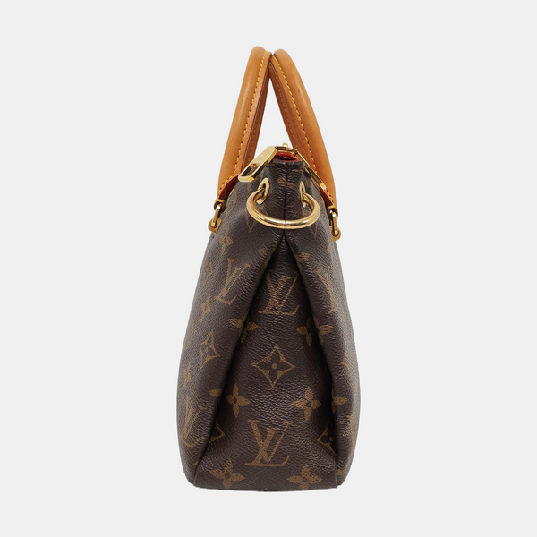 PALLAS BB Monogram Coated Canvas Brown