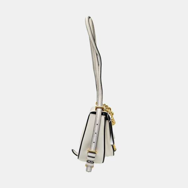 Calfskin Shoulder Bag White