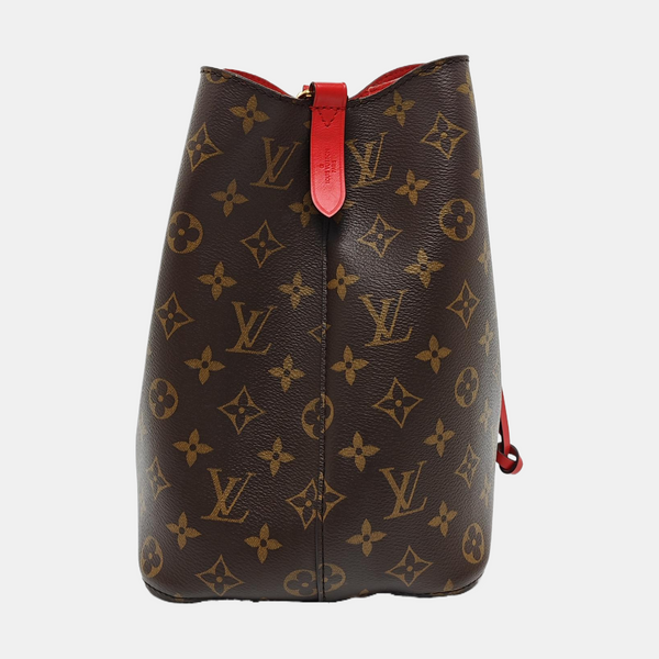 NÉONOÉ MM Monogram Coated Canvas Brown