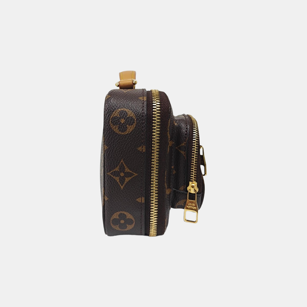 UTILITY Monogram Coated Canvas Brown
